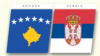 Kosovo: Article illustration, Kosovo and Serbia flags.