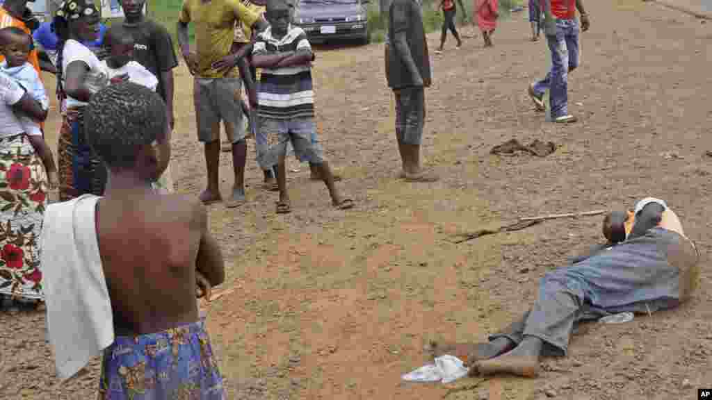 Cutar Ebola a Monrovia, Liberia, 12 ga Satumba, 2014.