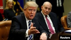 Presidenti Donald Trump dhe Sekretari John Kelly