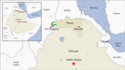 Tigray-Ethiopia Map