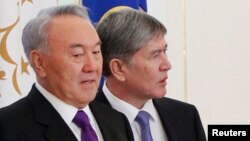 Qozog'iston rahbari Nursulton Nazarboyev, Qirg'iziston prezidenti Almaz Atambayev