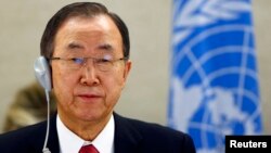 El secretario general de la ONU, Ban Ki-moon, hizo un llamado al gobierno venezolano a respetar los derechos de expresión de la gente.