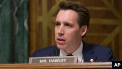 Senator Partai Republik, Josh Hawley (foto: dok)