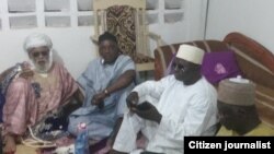 Ministan Matasa da Wasannin Najeriya Solomon Dalung yayinda ya jagoranci tawagar Kiristoci zuwa bude baki a gidan Shaikh Dahiru Bauchi