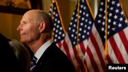 Foto de archivo. El senador estadounidense Rick Scott (R-FL) asiste a una conferencia de prensa en el Capitolio de los Estados Unidos en Washington, el 7 de septiembre de 2022. REUTERS/Elizabeth Frantz