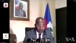 Dr. Claude Joseph, Minis Afè Etranjè Ayiti a Prezante Plan Daksyon Leta a Fas ak Kowonaviris la