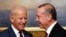 U.S. Vice President Joe Biden, left, meets with Turkey's President Tayyip Erdogan at Istanbul’s Beylerbeyi Palace, Nov. 22, 2014.