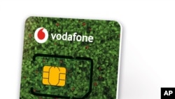 FILE - Vodafone Connects Its Customers With Thales’ Eco-SIM Card.