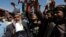Afghan protesters shout anti-Pakistan slogans during a demonstration in Kabul, May 6, 2013.