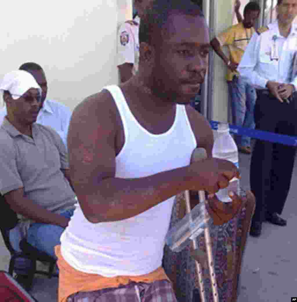 Brian Wagner interviews earthquake rescuers and survivors in Haiti
