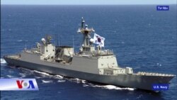 Tàu chiến Hàn Quốc đến gần Hoàng Sa