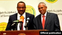 Ethiopian and Somaliland Ministers