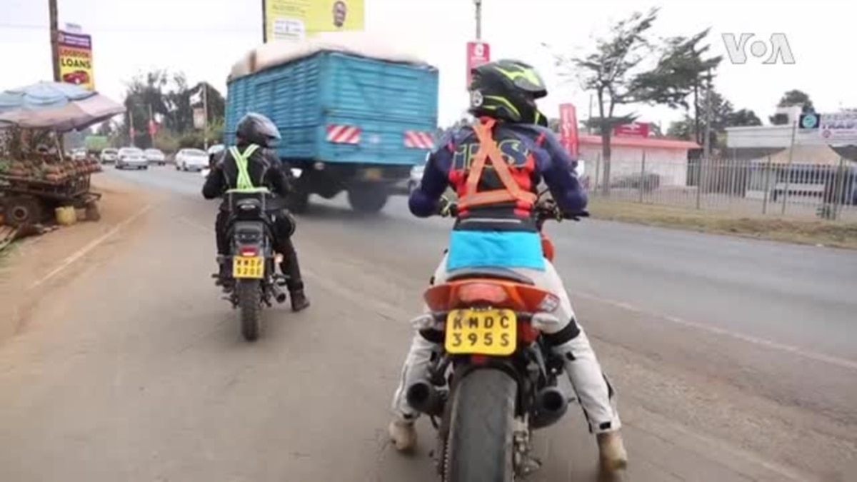 Group in Kenya Aims to Get More Women on Motorbikes