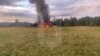 一架私人喷气式飞机在莫斯科以北坠毁，普里戈津在乘客名单上