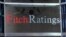 ป้ายสัญลักษณ์สถาบันจัดอันดับความน่าเชื่อถือ Fitch Ratings เมื่อ 9 ตุลาคม 2011 ที่นิวยอร์ก