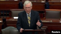 Senator Mitch McConnell menuduh Trump bertanggung jawab atas kerusuhan di Gedung Capitol