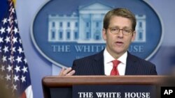 제이 카니 미 백악관 대변인. (자료사진)