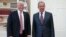 President Donald Trump meets with Russian Foreign Minister Sergey Lavrov, right, at the White House in Washington, May 10, 2017.