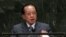 Foreign Minister of Cambodia Hor Namhong at United Nations General Assembly at U.N. headquarters.
