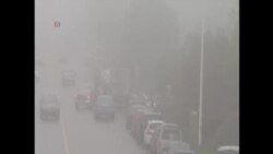 中國一些地區星期一霧霾達危險水平