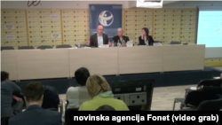 Sa predstavljanja Globalnog indeksa percepcije korupcije Transparentnosti Srbija, Foto: Video grab