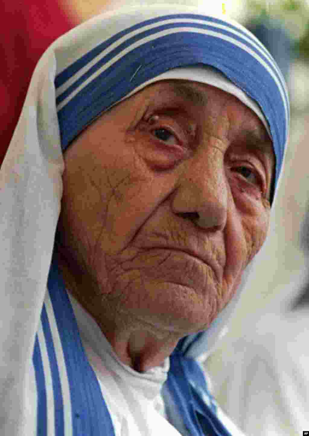 1979: Mother Teresa, India and Macedonia. This renowned humanitarian founded The Missionaries of Charity. (AP)