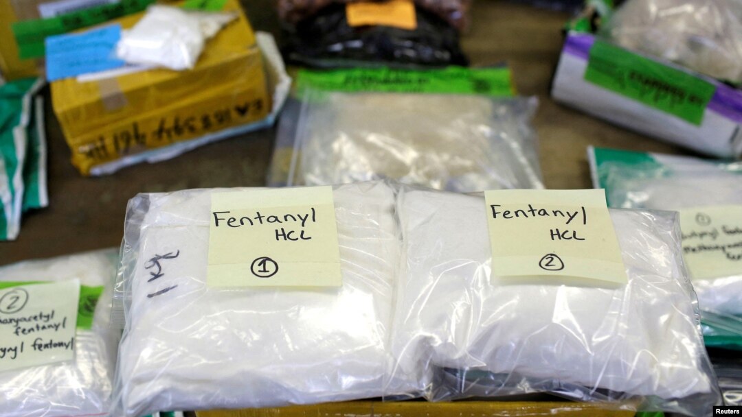 Fentanil zaplenjen na granici, arhiva (REUTERS/Joshua Lott)