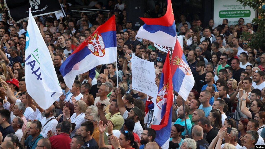 Protest protiv otvaranja rudnika Litijuma u Šapcu (REUTERS/Zorana Jevtic)