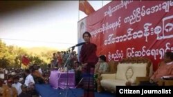 DASSK Taung Gyi advocacy trip( Photo from NLD-June Naing's FB) January 26, 204)