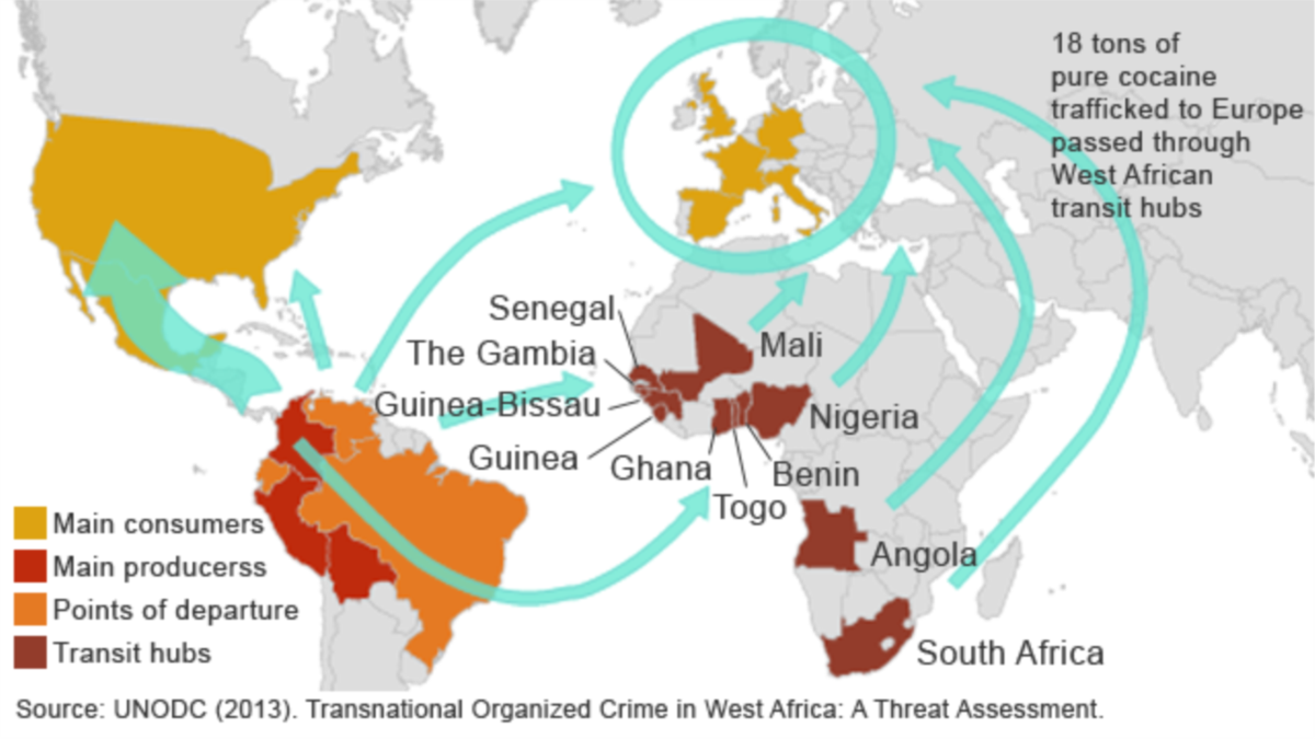 UN Reports 'Alarming' Trends in Drug Trafficking in Africa