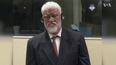 Slobodan Praljak Drinks Poison in Hague Courtroom