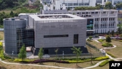 FILE - An aerial view shows the P4 laboratory of the Wuhan Institute of Virology, in Wuhan, China, April 17, 2020.