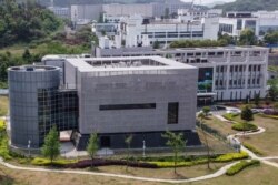 FILE - An aerial view shows the P4 laboratory of the Wuhan Institute of Virology, in Wuhan, China, April 17, 2020.