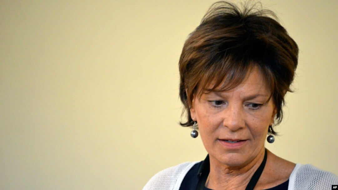 New Mexico state Rep. Yvette Herrell, R-Alamogordo, speaks to voters at a GOP event in Hobbs, N.M., May 24, 2018.