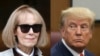 ARCHIVO: Combinación fotográfica del expresidente de EEUU Donald Trump y la ex columnista E. Jean Carroll en tomas en una corte federal en Manhattan en dos fechas diferentes de 2023.