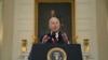 Tổng thống Mỹ Joe Biden phát biểu sau khi ký luật viện trợ nước ngoài tại Toà Bạch Ốc ở Washington, DC, ngày 24/4/2024.