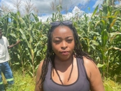 Diana Samkange-Nyazema, an award-winning Zimbabwean singer, is seen at her farm in Mazowe district, about an hour’s drive west of Harare, March 18, 2021. (Columbus Mavhunga/VOA)