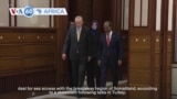 VOA60 Africa - Somalia, Ethiopia agree to end dispute