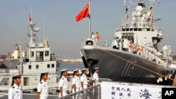 Angkatan Laut China melakukan latihan di provinsi Shandong. (Foto: Dok)