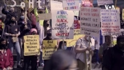 纽约亚太裔医护人员反对种族仇恨