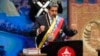 El presidente venezolano, Nicolás Maduro, pronuncia su discurso anual ante legisladores e invitados en el Teatro Teresa Carreño en Caracas, Venezuela, el miércoles 15 de enero de 2025. (Foto AP/Ariana Cubillos)