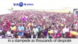 VOA60 Africa - Zambia: At least eight people were killed in a stampede