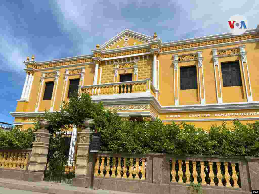 La Logia Mas&#243;nica, construida desde 1906 hasta 1912, en Ci&#233;naga, Magdalena.