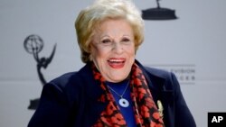  Actor Kaye Ballard participates in the Academy of Television Arts & Sciences Presents "Retire From Showbiz? No Thanks!" panel at the Academy of Television Arts & Sciences on Jan. 31, 2013 in North Hollywood, California. 