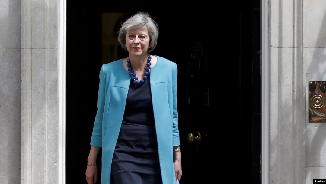 Menteri Dalam Negeri Inggris, Theresa May.