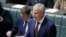 FILE - Australian Nationals party leader and Deputy Prime Minister Michael McCormack makes a speech in parliament in Canberra, Monday, Feb. 26, 2018. McCormack was appointed after his predecessor quit over a sexual harassment allegation. 