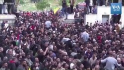 মুক্তিপ্রাপ্ত ফিলিস্তিনি বন্দিদের রামাল্লায় স্বাগত জানালো বিপুল জনতা