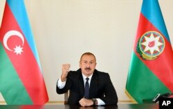 아제르바이잔의 일함 알리예프 대통령이 지난달 27일 대국민 연설을 했다.