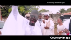 an image from the music video of IBI, a local rapper in Kaduna, in Northern Nigeria