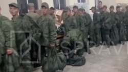 Diduga para tentara Korut yang berada di Rusia, diambil dari tangkapan layar video yang dipublikasikan oleh Kementerian Informasi Ukraina (foto: dok). 